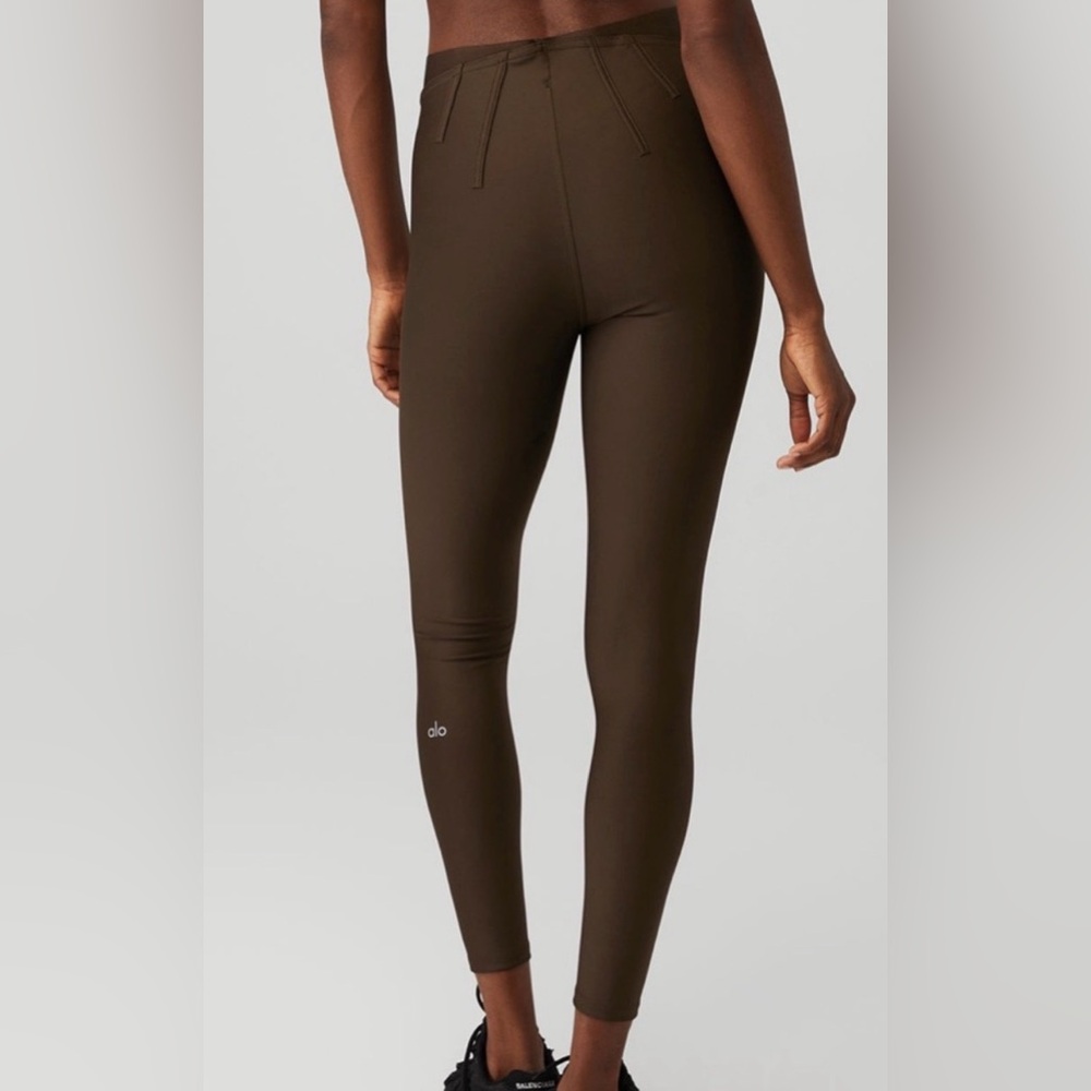 ALO Yoga Brown Leggings small - Picture 2 of 8